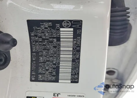 2013 Toyota Corolla Base from USA, damaged, VIN 2T1BU4EE0DC020138